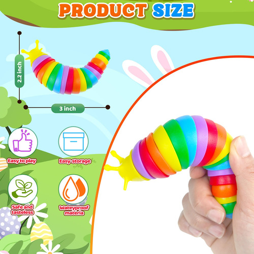Paquete De 3 Juguetes Sensoriales Para Bebés Asmr Y Activida Color