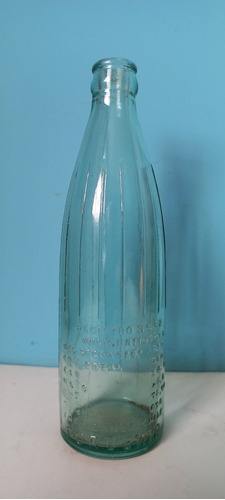 Botella Antigua Labrada Agua Mineral Porvenir Año 60