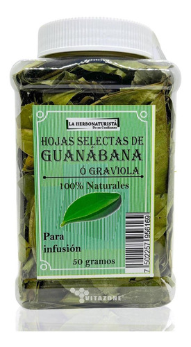 Guanabana Hojas 50 Grs 100% Naturales