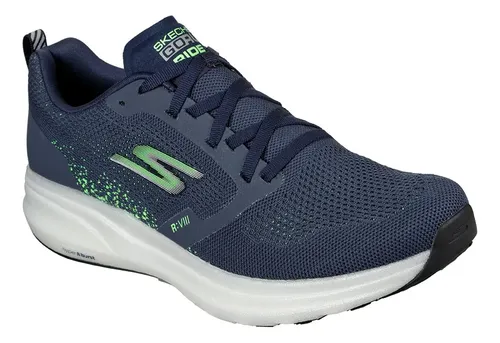 Championes Skechers Gorun Ride Running De Hombre Azul
