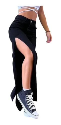 Pantalones con tajos a los costados new arrivals