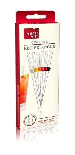 Imagen 3 de 5 de Set De Mezcladores Con Recetas-recipe Sticks Cocktail Vacu V