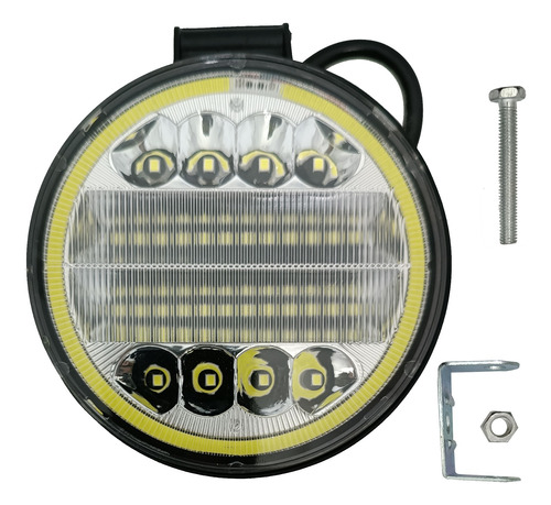 Faro Redondo 90w 30 Multi Led Ojo De Angel Blanco