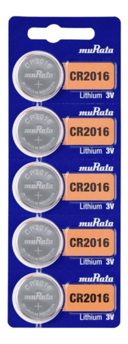Pila Botón Litio Maxell Cr-2016 3v Bliester 5 Piezas