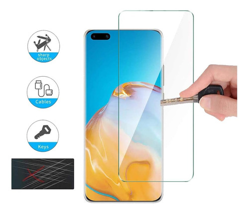 Funda Silicona Tpu Suave Carcasa Para Huawei P40+mica Transparente Huawei P40
