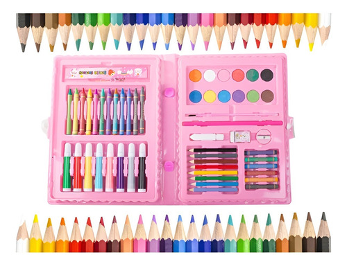 Set Arte 68 Pcs Maleta Lapices De Colores Lapiz Para Pintar