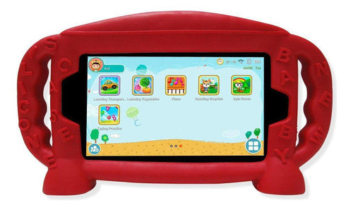 Capa Infantil Tablet Multilaser M7 M7s Plus M7 - Vermelha