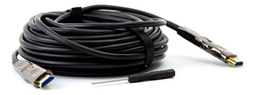 Cabo Hdmi 2.0, 4k, Fibra Óptica - 100 Mt