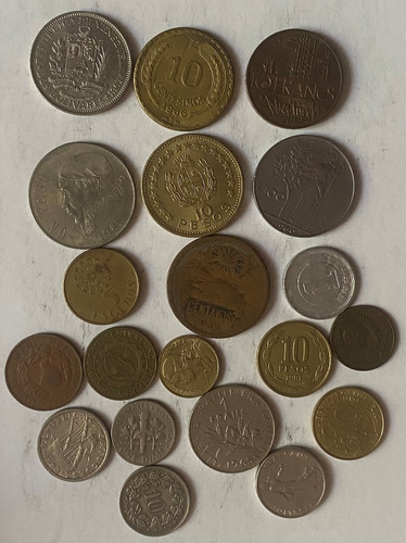 Lote De Monedas Italia Francia Portugal México Colomb 931/8m