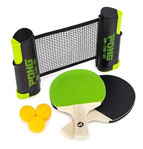 Juego Salon Pong On The Go. Portable Ping Playset Net