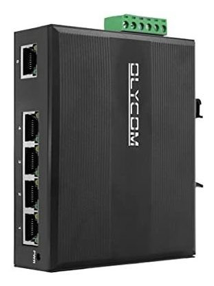 Interruptor Industrial Poe Gigabit Ethernet Din Rail 5 4
