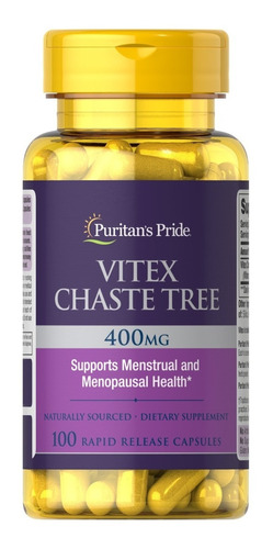 Puritan's Pride | Vitex Chaste Tree | 400mg | 100 Rapid Caps