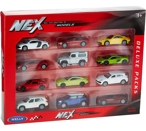 Auto Colección Welly Nex Surtidos X 12 Metal Escala 1:60