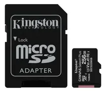 Comprar Memoria Micro Sd Kingston 256gb 100mb\u002Fs 85mb\u002Fs + Adaptador