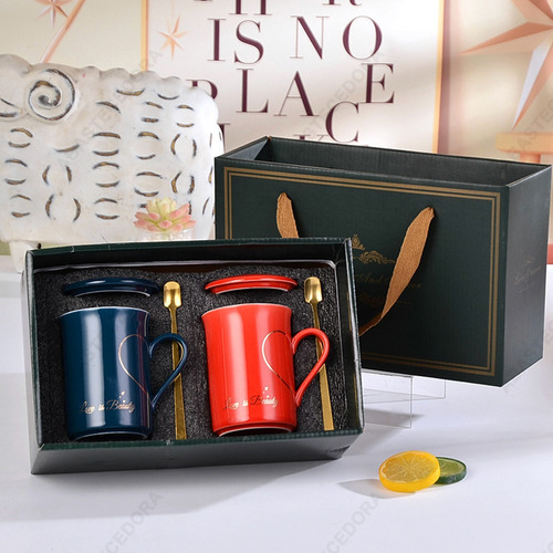 Taza De Café De Pareja De Calidad Conjunto De Regalo De Boda