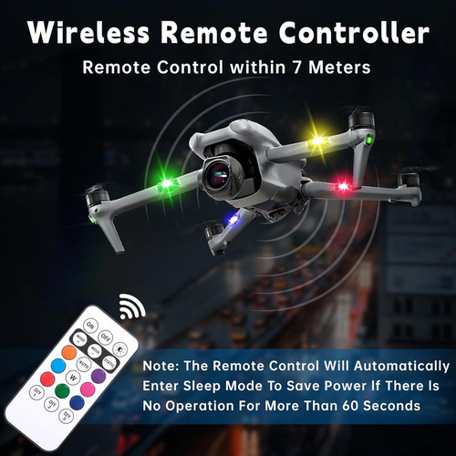 4pcs Estroboscópicas Led Inalámbricas Con Control 8 Colores