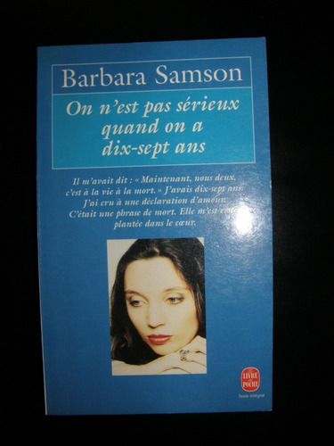 Barbara Samson - On N´est Pas Sérieux Quand On A Dix-sept An
