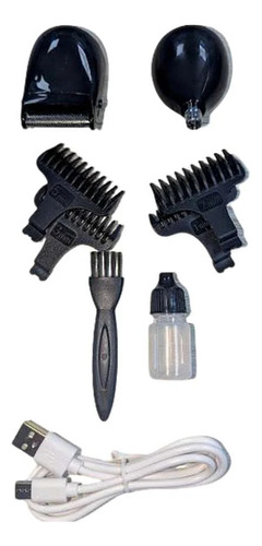 Rasuradora Eléctrica 3 En 1 Kit Hombre Barba Bigote Aseo Color Dorado