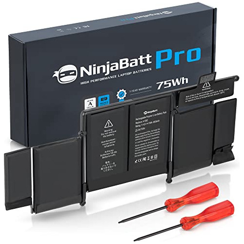 Batería Ninjabatt A1502 A1582 Para Apple Macbook Pro Retina 