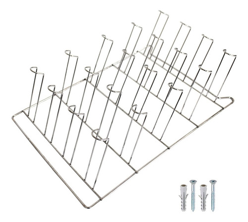 Porta Copos Xicaras Taças 20 Lugares Suporte De Parede