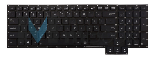 Teclado Para Asus Compatível Commp-12r33usj528w Layout Us