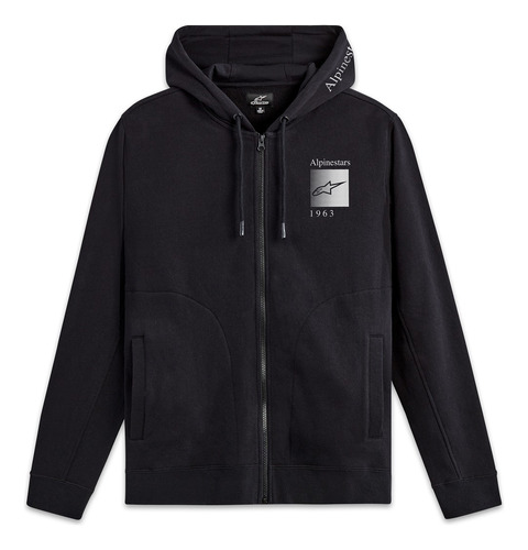 Jaqueta Moletom Alpinestars Quest Hoodie Preto Inverno 