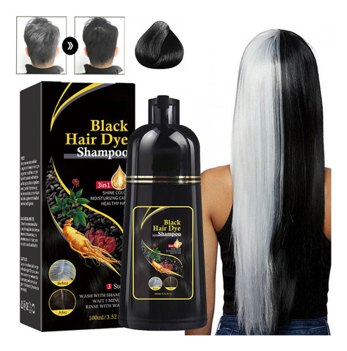 Champús Instantáneos Para Teñir El Cabello Negro