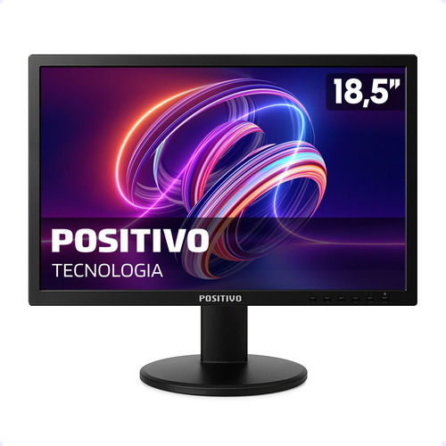 Monitor Positivo 19eb13p 18,5 Pol. Dvi/vga C/ Base Ajustável (Recondicionado)