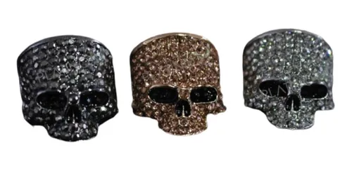 Anillo Skull Calavera Antrax Punisher Zirconias