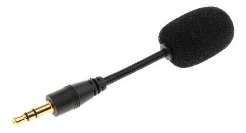 4 Pc Pequeño Mic Micro Cabeza Recta Estéreo De 3,5 Mm 3