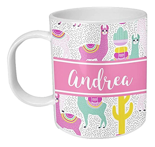 Llamas Plastic Kids Mug (personalizado)