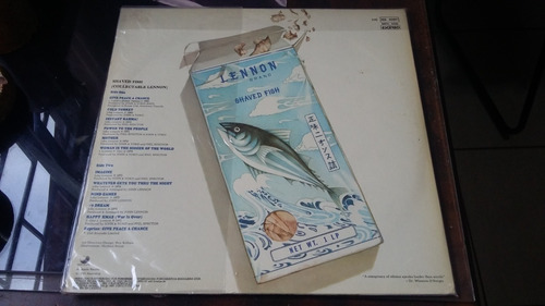 Lp Lennon Plastic Ono Band - Shaved Fish - C / Encarte (Usado)