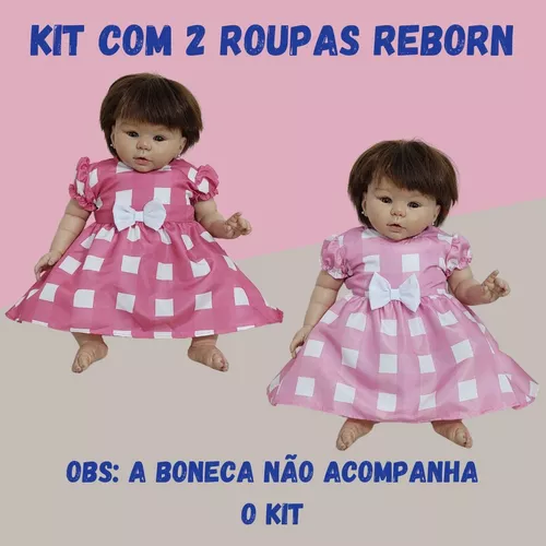 Kit moldes em PDF para roupas de boneca, baby alive 30 cm cm