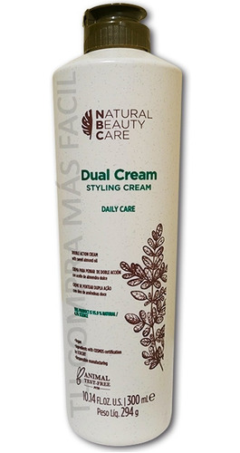 Estilizador Dual Cream 300 Ml Crema Para Peinar Rizos Nbc