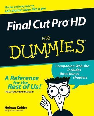 Libro Final Cut Pro Hd For Dummies - Helmut Kobler