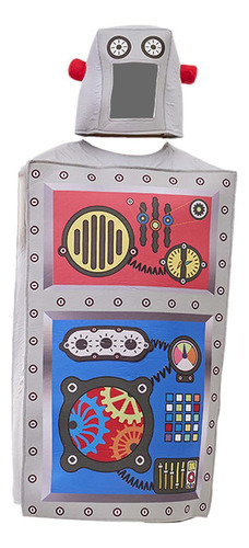 Disfraz De Robot, Precioso Vestido Elegante For Fiesta De