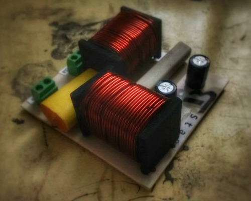 Imagen 6 de 10 de Crossover Pasivo Profesional Divisor De Frecuencia 2 Vias