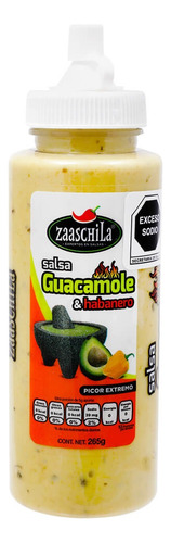 Salsa De Guacamole Con Habanero Zaaschila 265 Ml