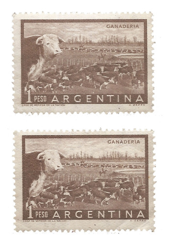 Argentina 547 A Gj 1045 Variedad Filigra Mint Ganadería 