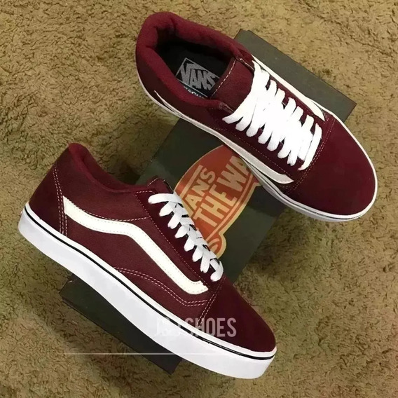 bordo vans old skool