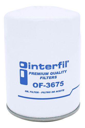 Filtro Aceite Interfil Pontiac Fiero 4cil 2.5l 1984