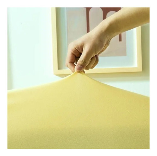 FAYA Funda Elástica Para Futón Sin Brazos Funda Plegable Para Sofá , Para Fundas De Sofá Cama 195-225cm , Amarillo