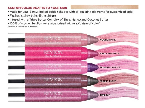 Set De 3 Labiales Humectantes Con Color Revlon Balm Stain
