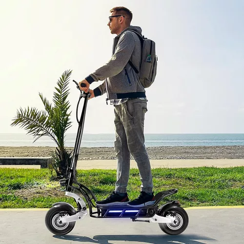 Novangua Scooter Eléctrico Plegable Para Adultos, Patín Eléctrico Adulto,  41 Km/h 3 Velocidades 48v 14.5ah,800w, Rango De 50 Km, Pantalla Led, Frenos  De Disco Duales, Patines Del Diablo Eléctricos