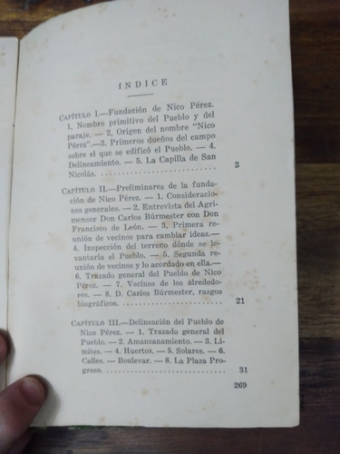 El Pueblo De Nico Perez. Apuntes Historicos - Ramon Pereira (Usado)