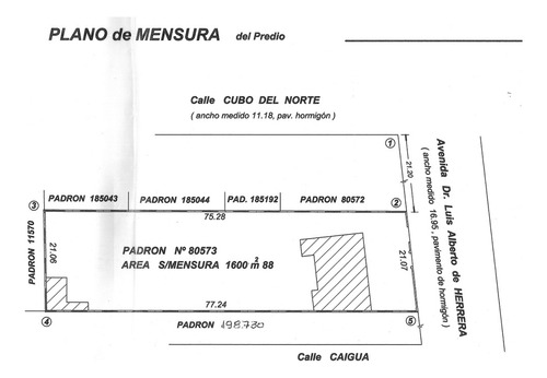 Gran Terreno Con Mucho Potencial Sobre Luis Alberto De Herrera