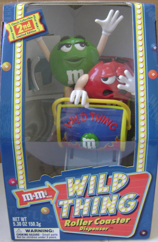 Dispensador De M & M 's Wild Thing Roller Coaster Candy 2 nd
