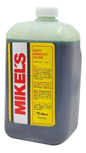 Aceite Hidraulico Para Gato 1lt Gh-2000 Mikels