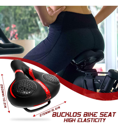 Asiento De Bicicleta Cómodo Para Mujeres Y Hombres, Cojín De