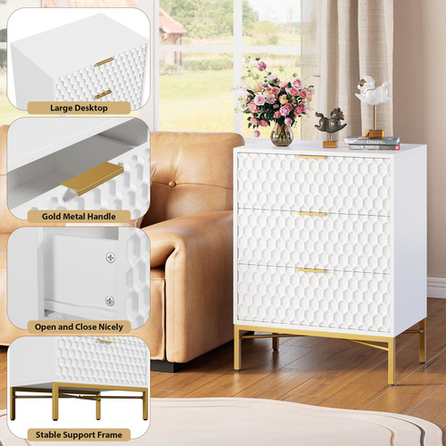 Cómoda De 3 Cajones Para Dormitorio Cómoda Simplemente